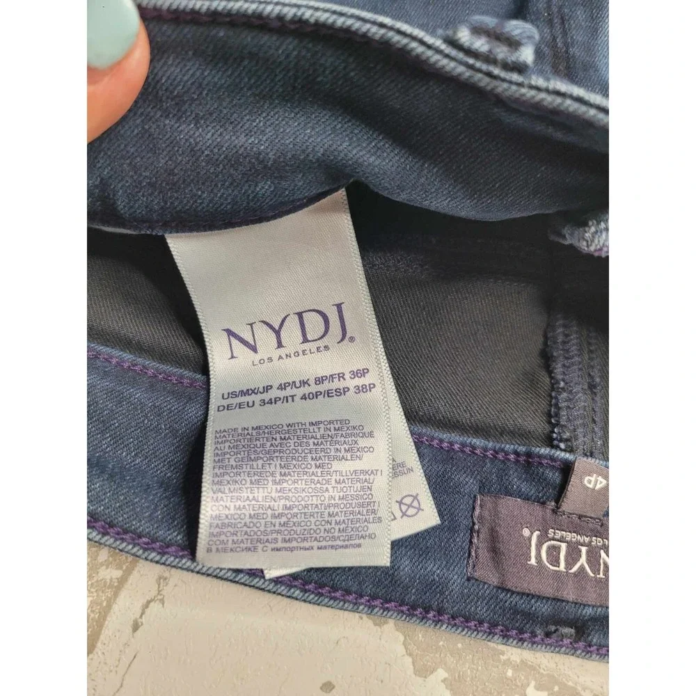 NYDJ Sheri Ankle Jeans Women's 4P Lift Tuck Technology Not Your Daughter's Jeans